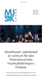 Mobile Screenshot of musikhuset.fi
