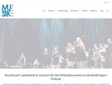 Tablet Screenshot of musikhuset.fi